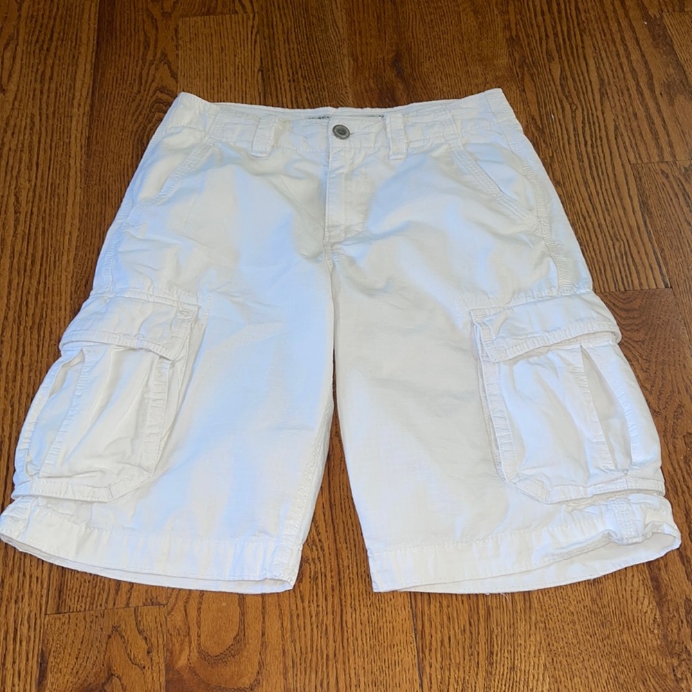 American Eagle Outfitters White Men’s Cargo Shorts